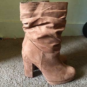 Tan boots